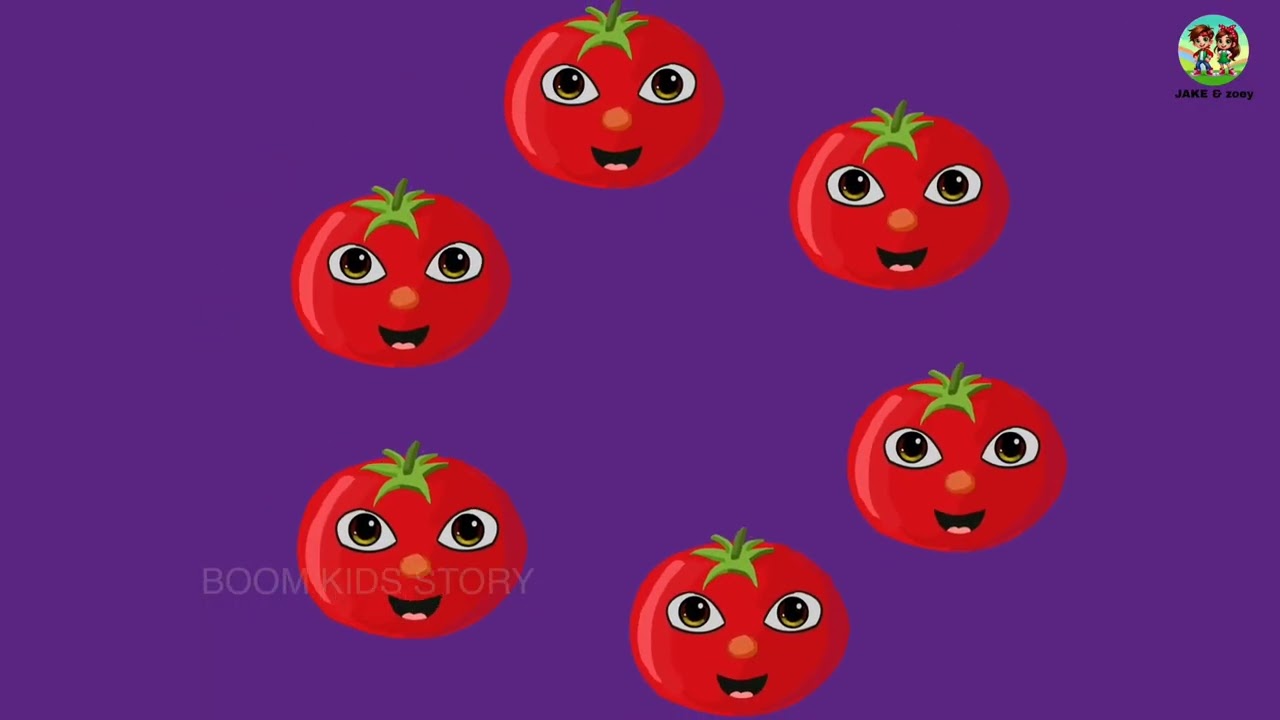 Aha Tamatar Bade Mazedaar 🍅 | आहा टमाटर | Hindi Rhymes for Kids | Kids Poem