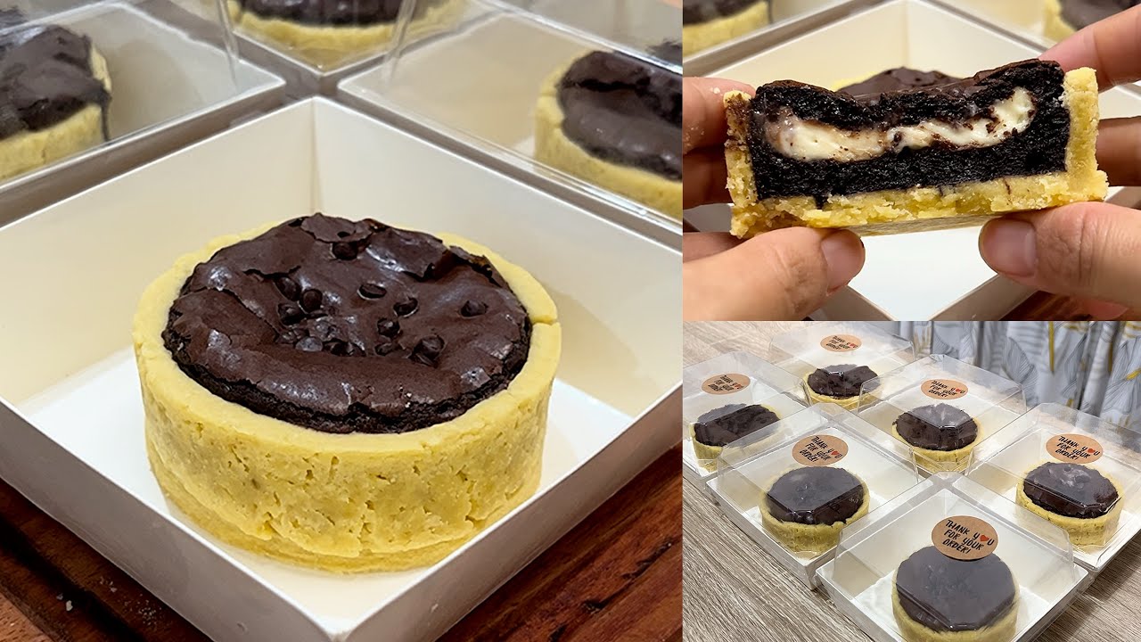 Dilarang buat CHEESE BROWNIES PIE ini kalau ga mau KETAGIHAN! Modal 2000an/ pcs bisa dapat kue ENAK