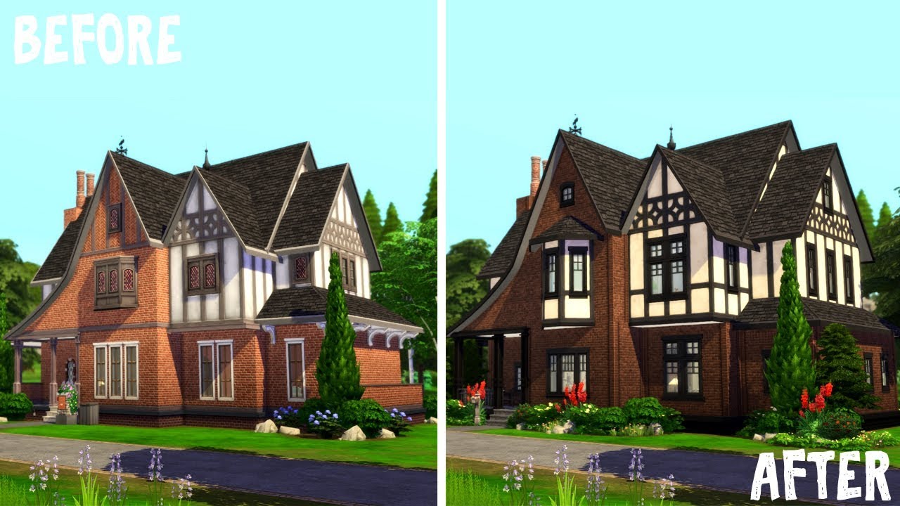 Tudor Bungalow \\ Renovating EA || The Sims 4: Speed Build