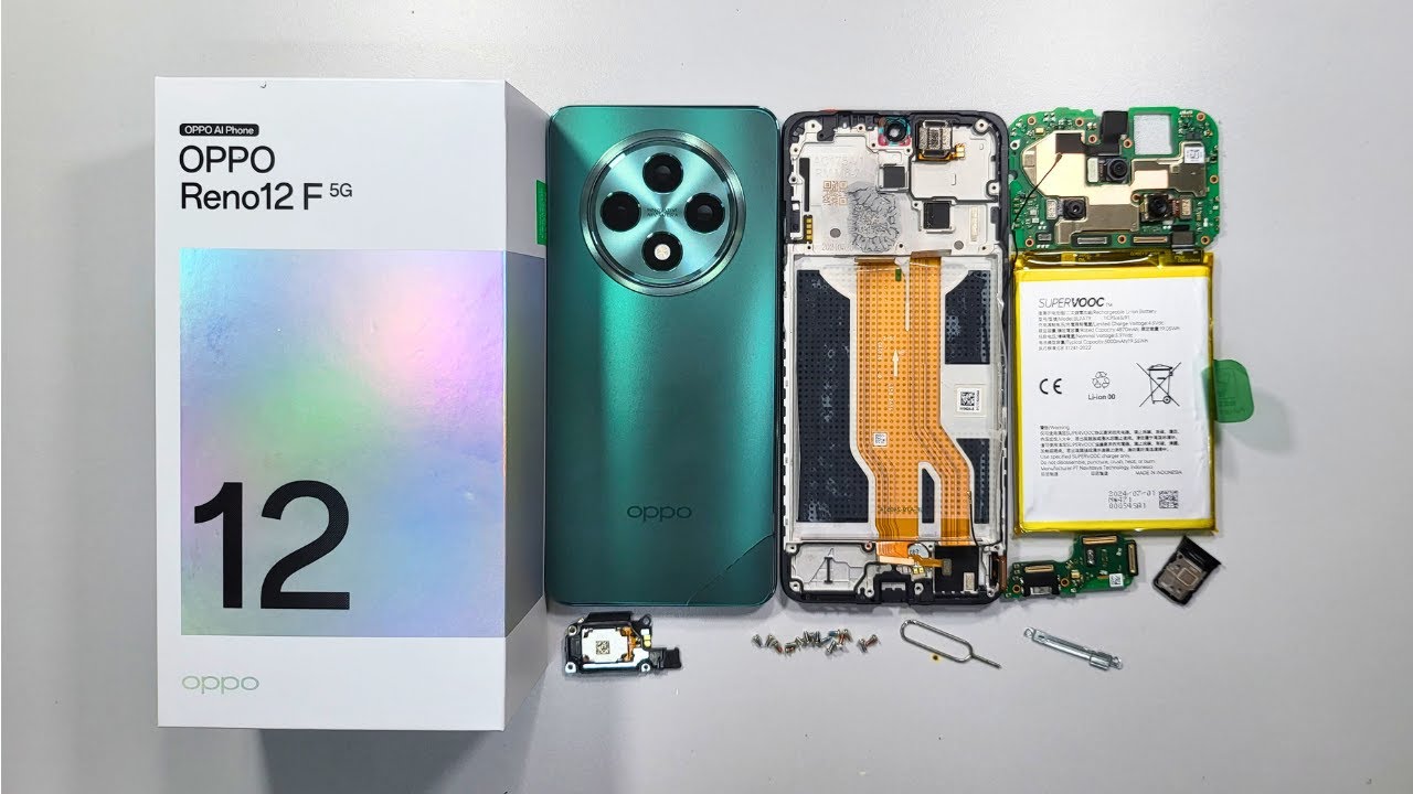 OPPO RENO 12F 5G TEARDOWN & DISASSEMBLY !!!