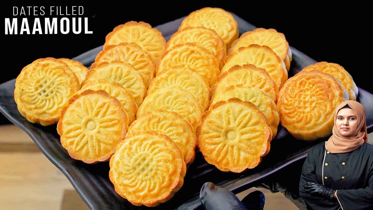 Delicious Maamoul Cookies Recipe | Dated Filled Cookies | Eid Special | وصفة معمول العيد