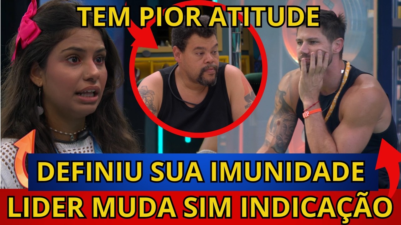 🔴BBB26: LIDER MUDA SUA INDICAÇÃO PARA PAREDÃO, Gaby DEFINE SUA IMUNIDADE, Baby DETONA Ana paula.