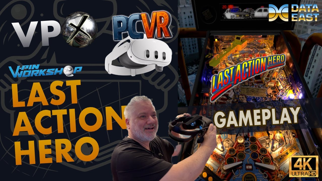 Data East Last Action Hero on VPX PCVR #vpx #pinball #vr #vrgaming