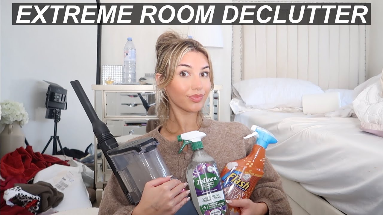 EXTREME ROOM DECLUTTER, CLEAN AND ORGANISE
