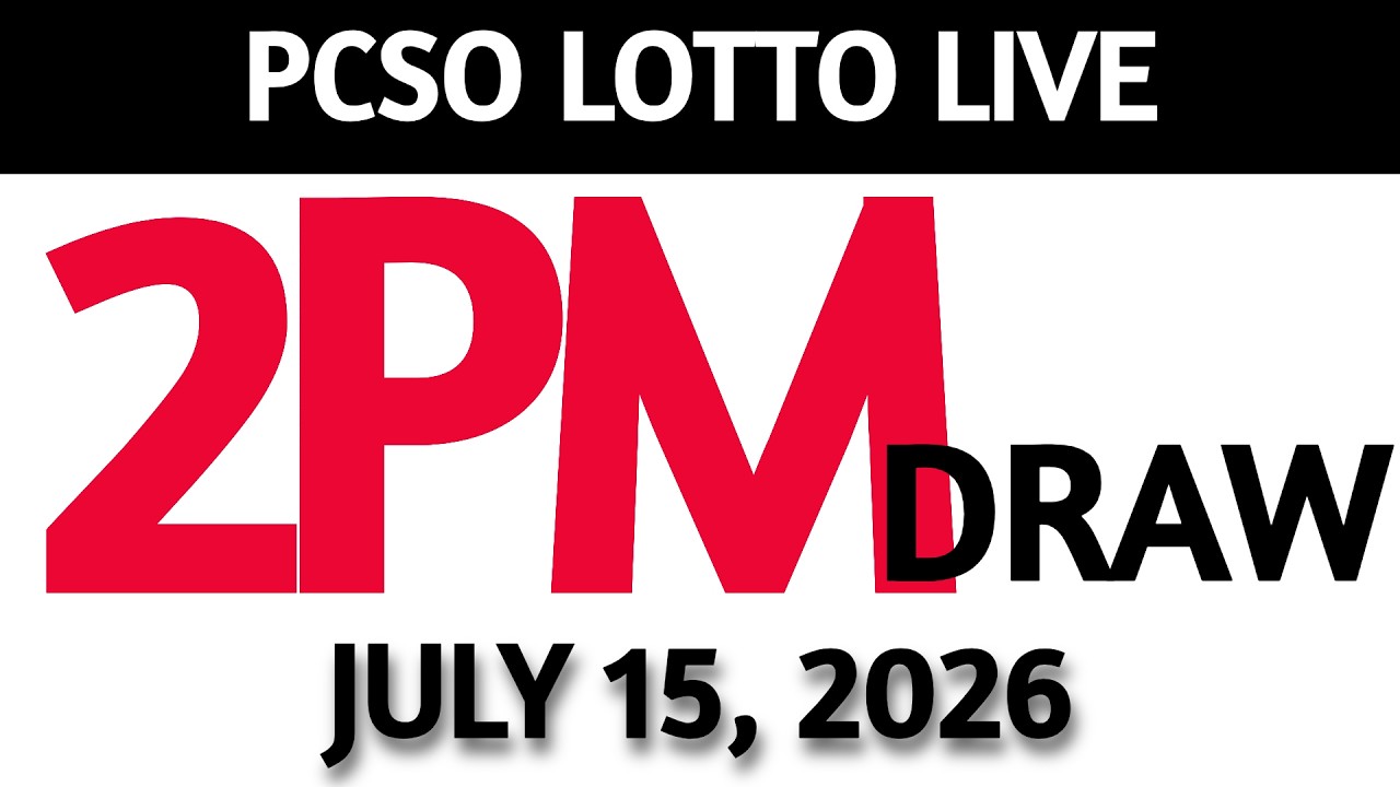 Lotto Result Today 2pm Draw July 15, 2026 Swertres Ez2  PCSO LIVE