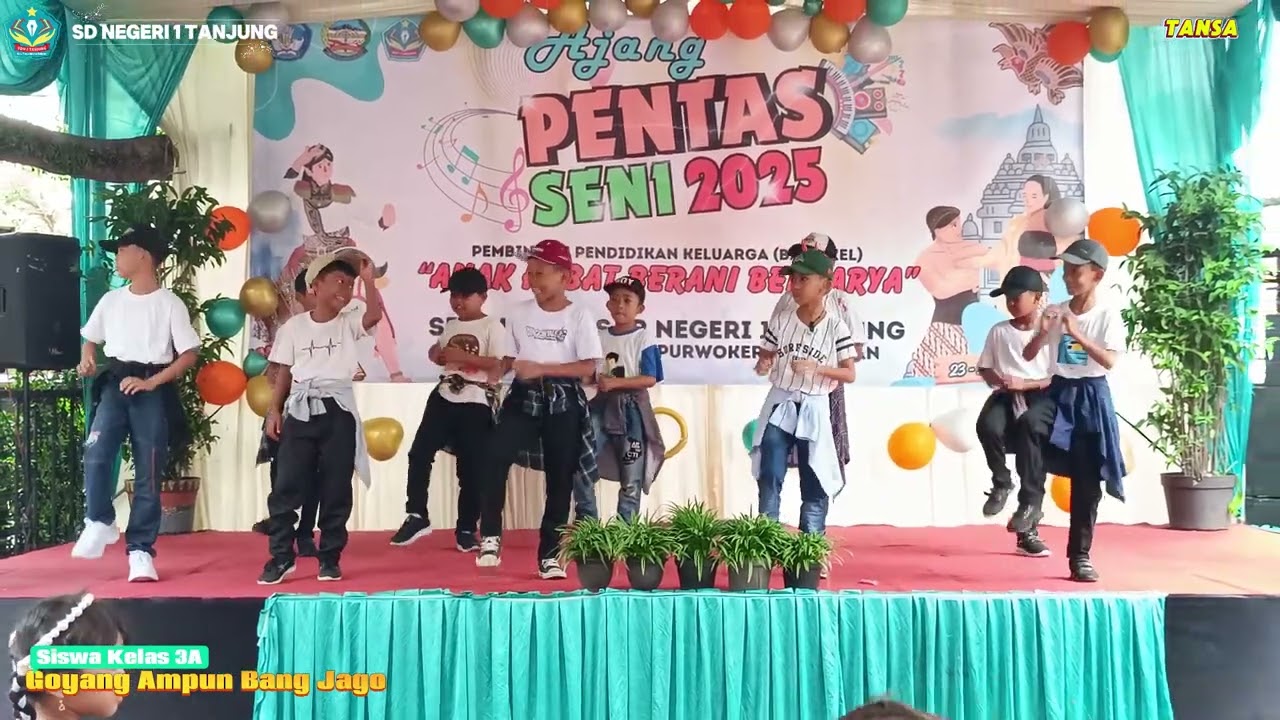 💃 Goyang Ampun Abang Jago – Siswa Kelas 3 SD 1 Tanjung | Pentas Seni 2025 🎉