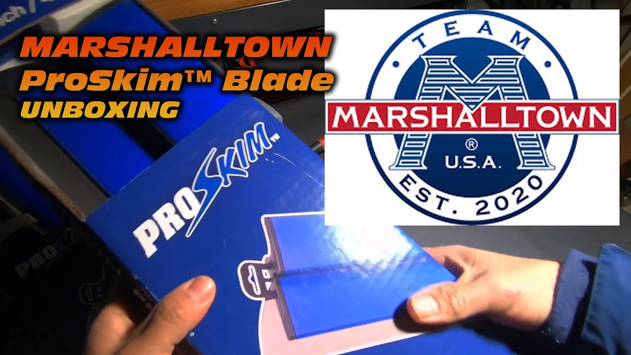 Marshalltown ProSkim™ Blade || Unboxing