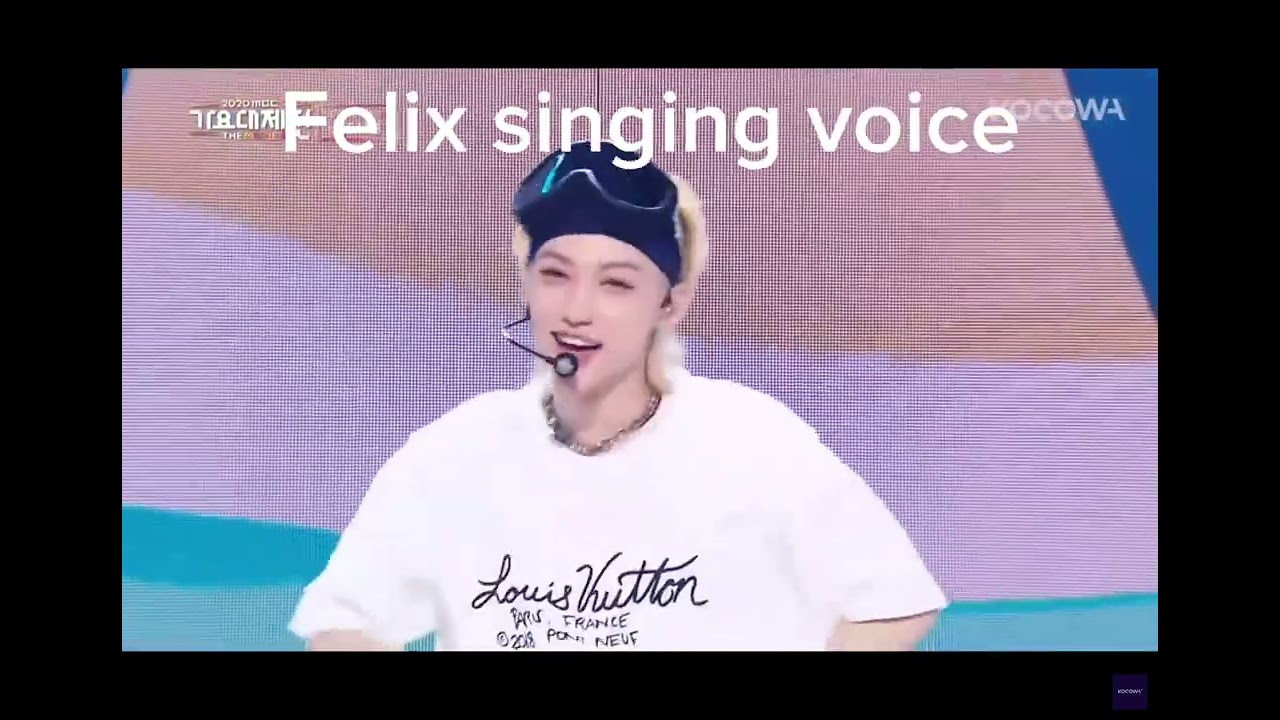 Short video of felix singing #felix #straykids #skzoo #felixskz 