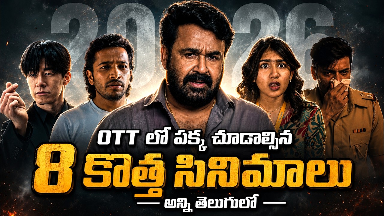 8 Must-Watch Recent OTT Movies in Telugu | Prime Video, Netflix, SonyLIV, JioHotstar