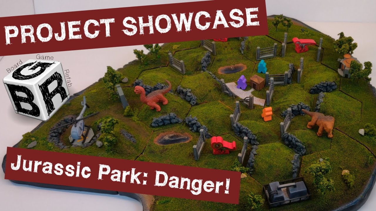 Jurassic Park: Danger! 3D Board Game [Timelapse] #001