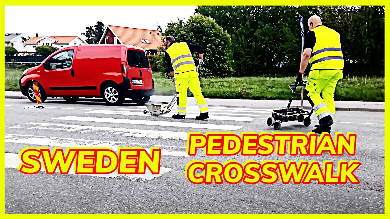 SWEDEN - Thermoplastic road marking project performed by EKC Sverige AB - Part 2 @MasterWorkers