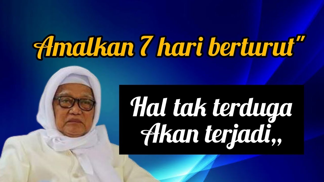 ADA AMALAN BAGUS DARI KH ANWAR MANSUR LIRBOYO
