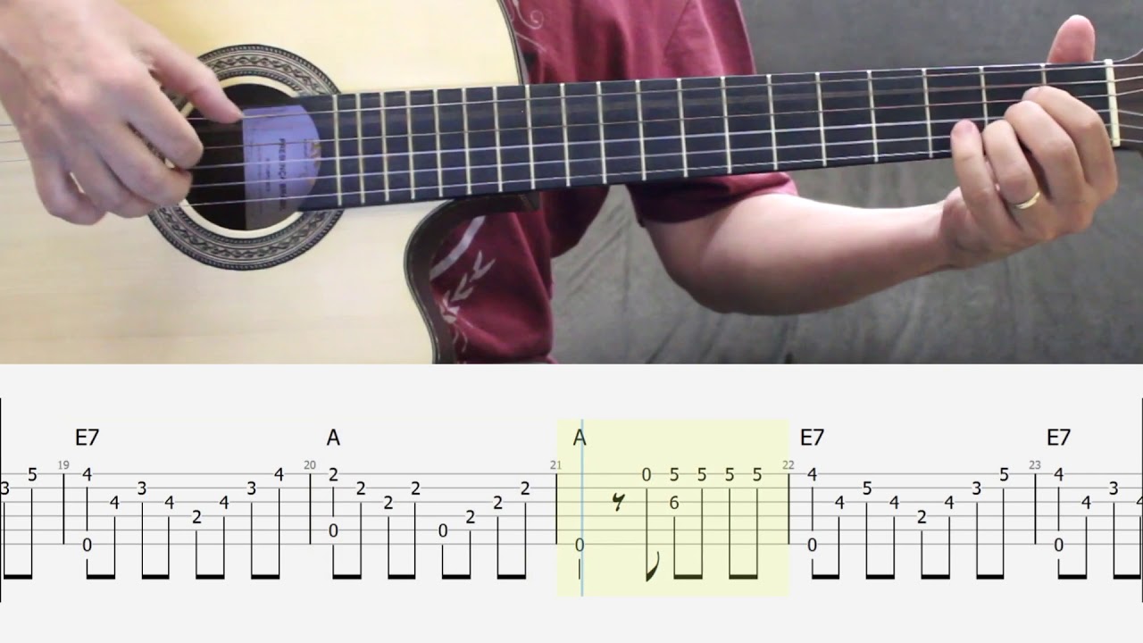 Quizás, Quizás, Quizás Fingerstyle tab