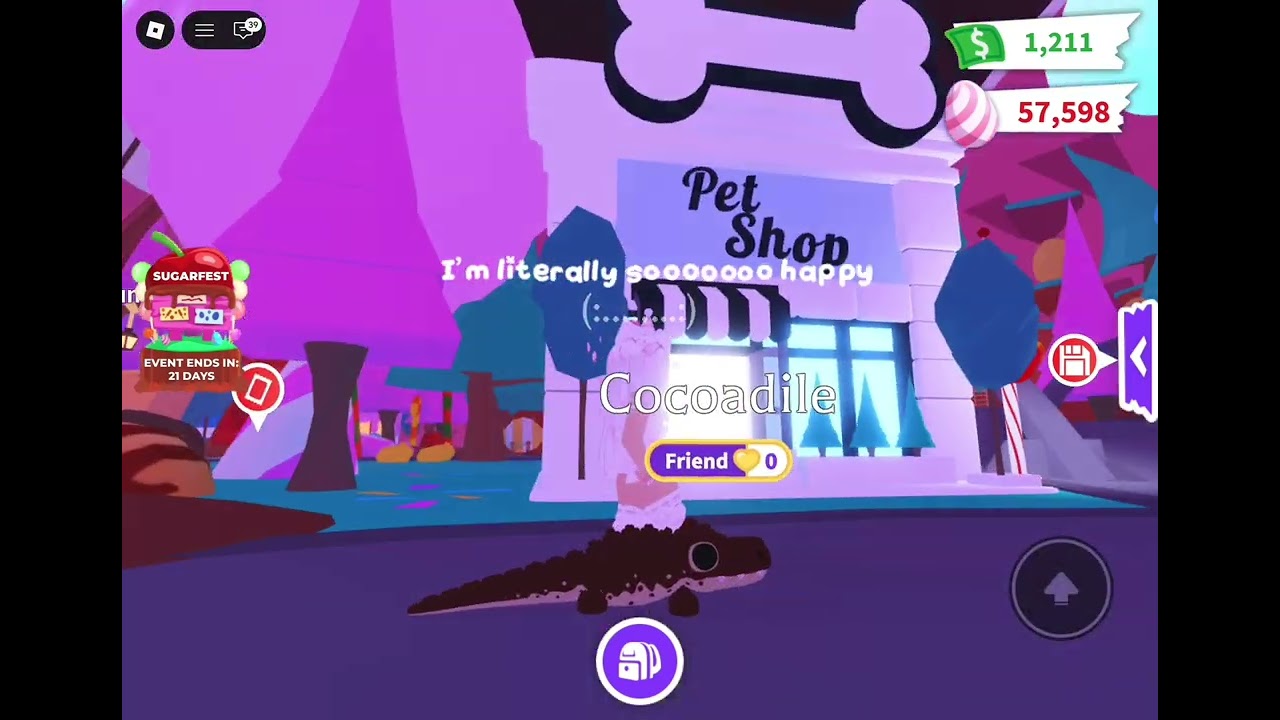 I got the new sugar festival pets in adopt me!!!🥳😝
