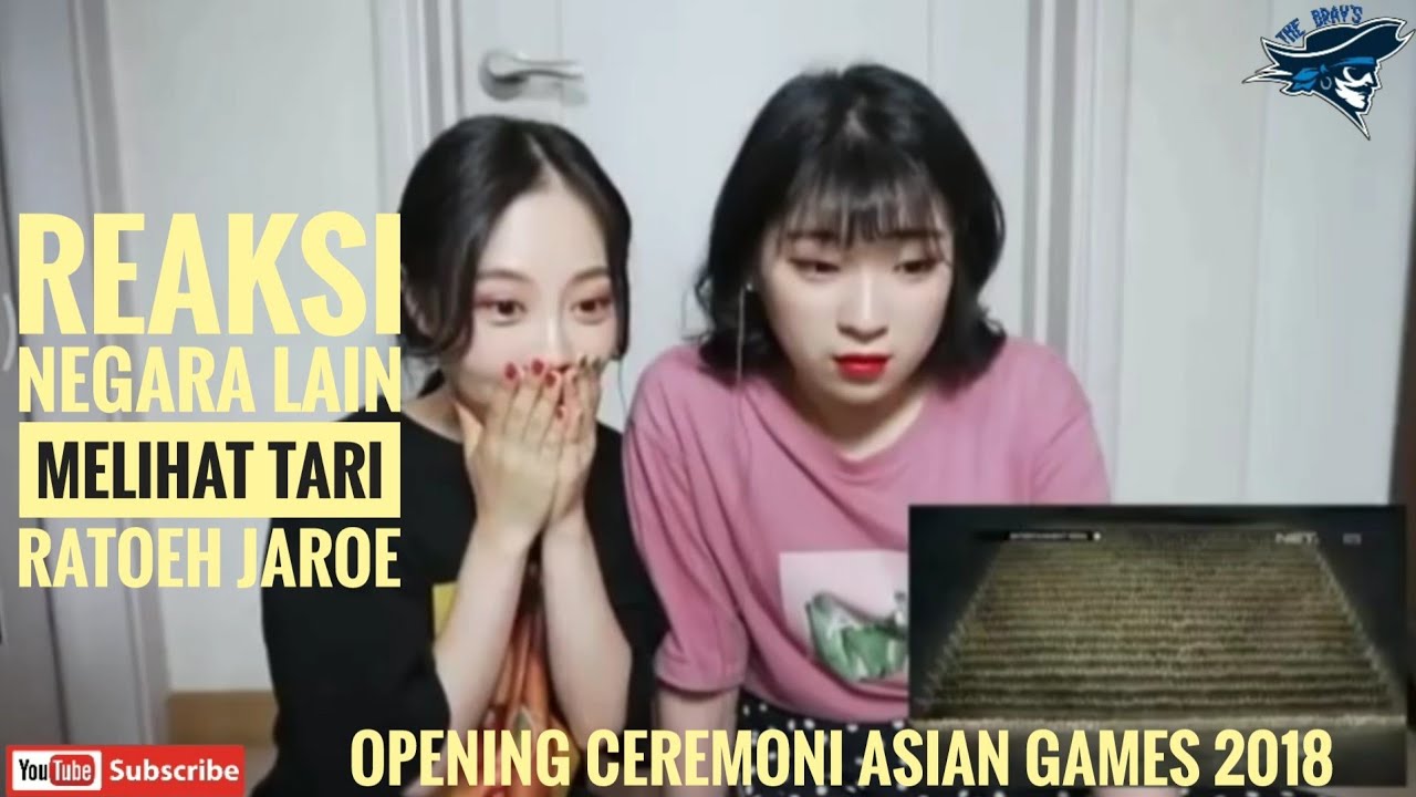 REAKSI LUARR BIASSA..!! TARI RATOEH JAROE DARI ACEH -  INDONESIA [Opening Ceremony Asian Games 2018]