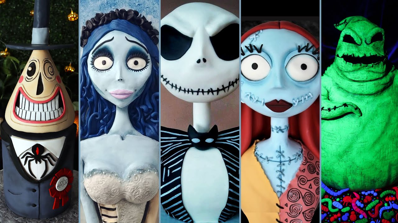 Amazing Tim Burton Themed Cakes For Halloween! | DIY Halloween Cake Decorating 2022 | Disney Cakes