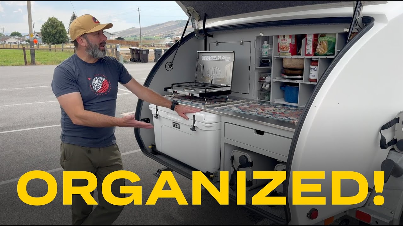 How to Organize a Teardrop Trailer Kitchen (Escapod TOPO2 Galley Walkthrough)