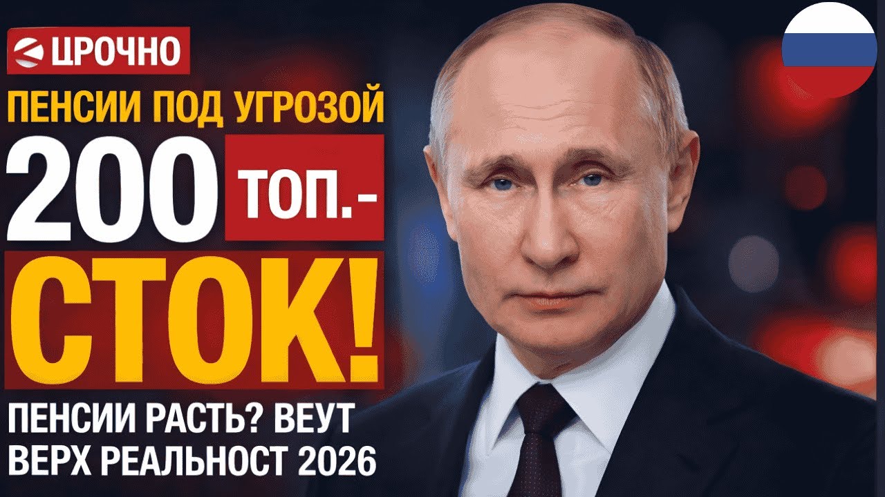 ПЕНСИИ В РИСКЕ В 2026! ЦЕНЫ РВУТ ВВЕРХ, НА РЕАЛЬНУЮ ЖИЗНЬ НИКТО НЕ СМОТРИТ