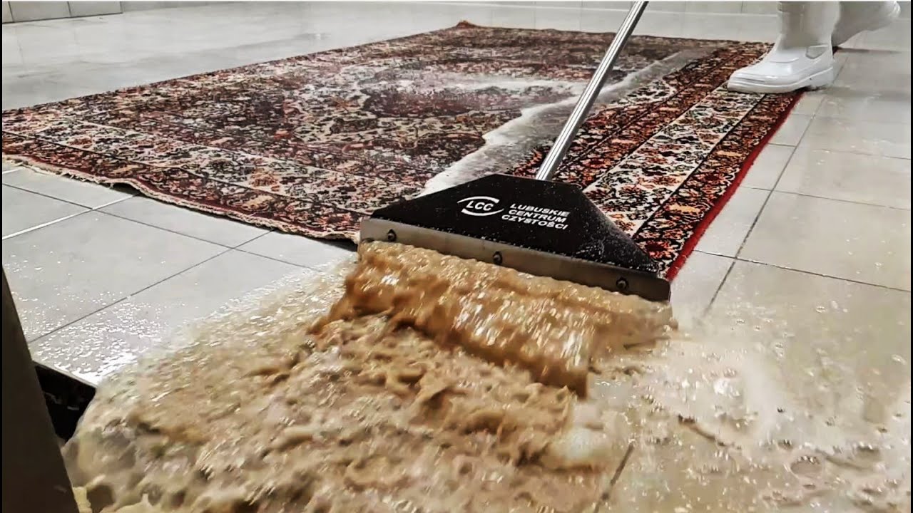 Kocia Zemsta 😼 Pranie Dywanu Silnie Zabrudzonego Uryną | Relaksujące Pranie Dywanu