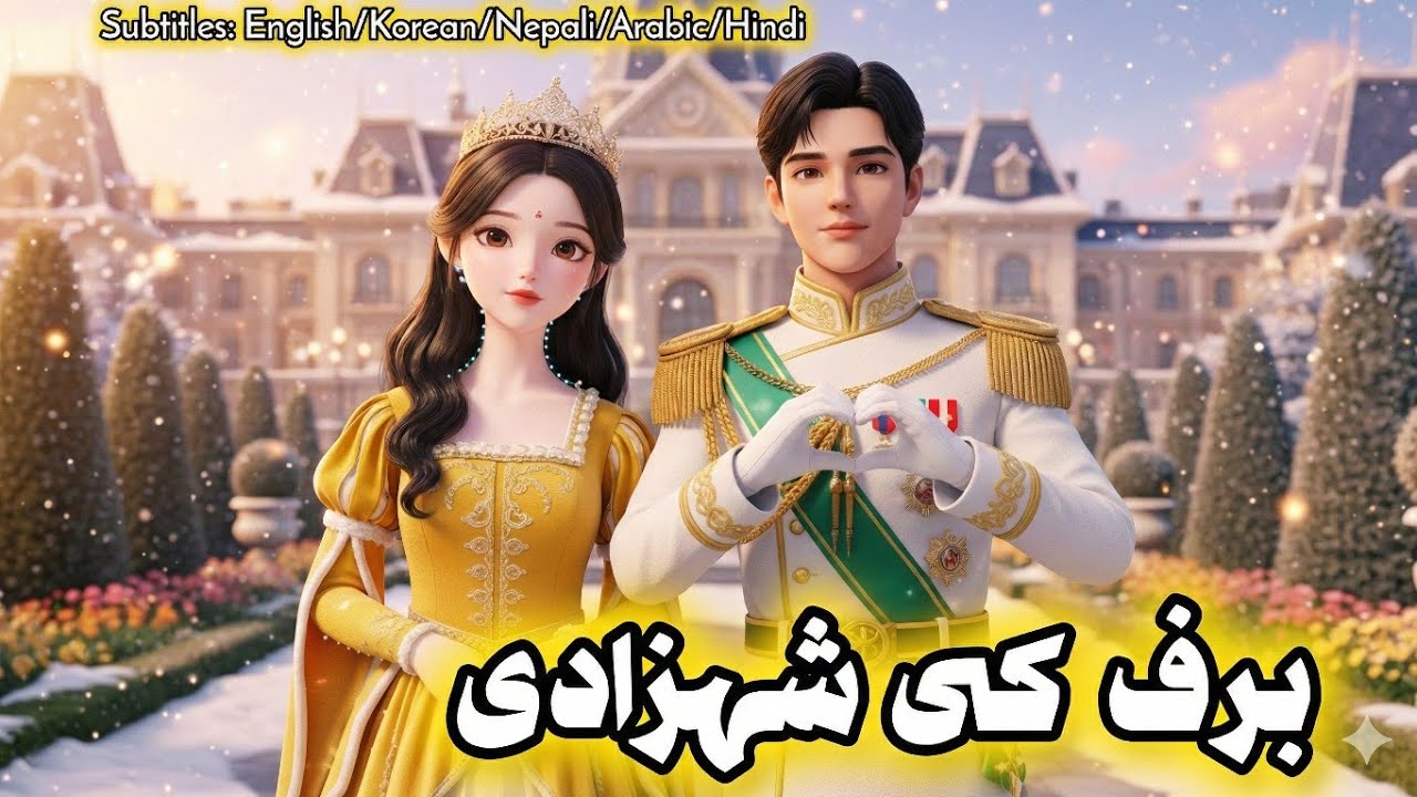 The Ice Soul Princess: 🤍🏔️ A Magical Love Story of Gulistan-e-Noor #urdufairytale #fairytalesstory