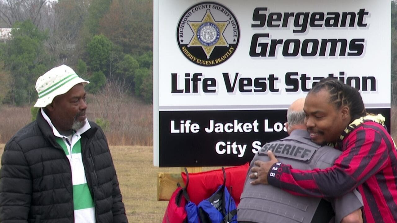 Richmond County deputy honored with life vest station after river rescue