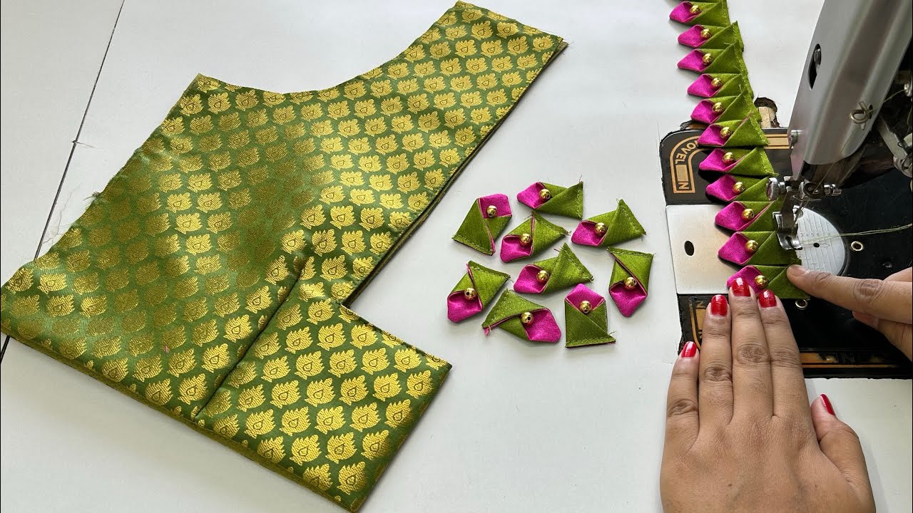 Designer Blouse Design Back Neck | Blouse Designs | Cutting And Stitching Back Neck Blouse Design