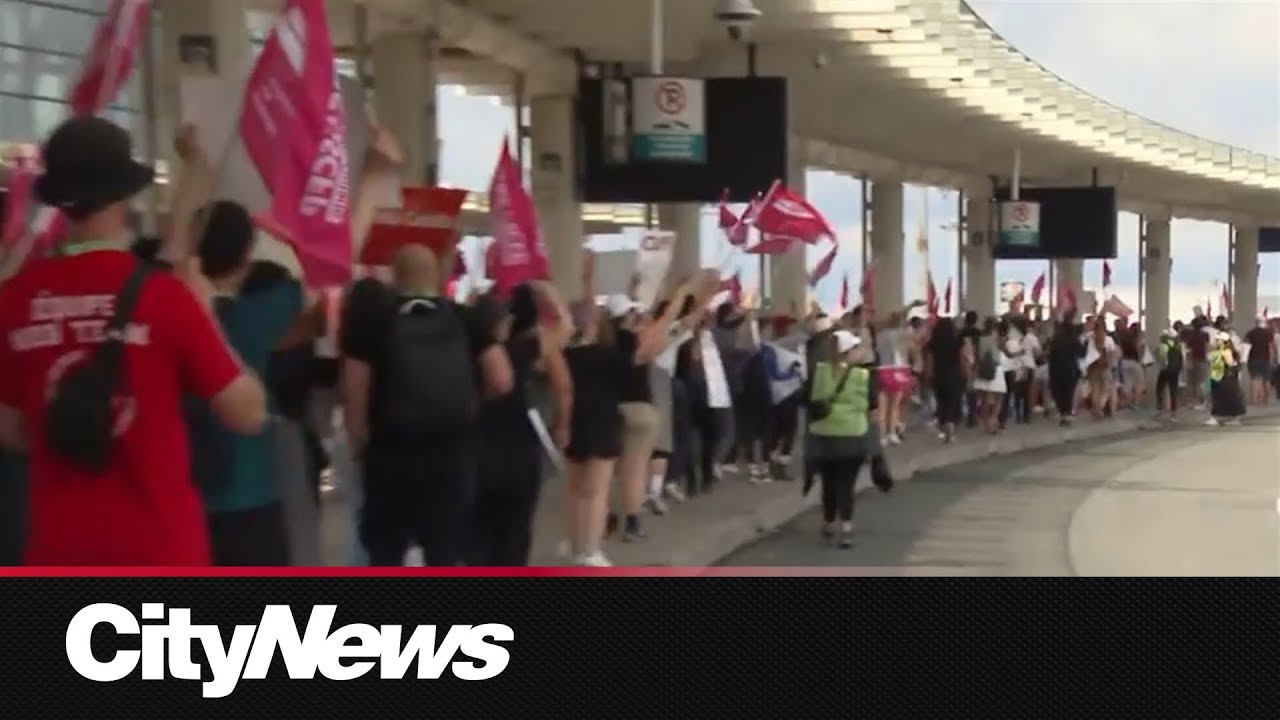 Air Canada, Rouge flight attendants remain on strike despite Ottawa's back to work order
