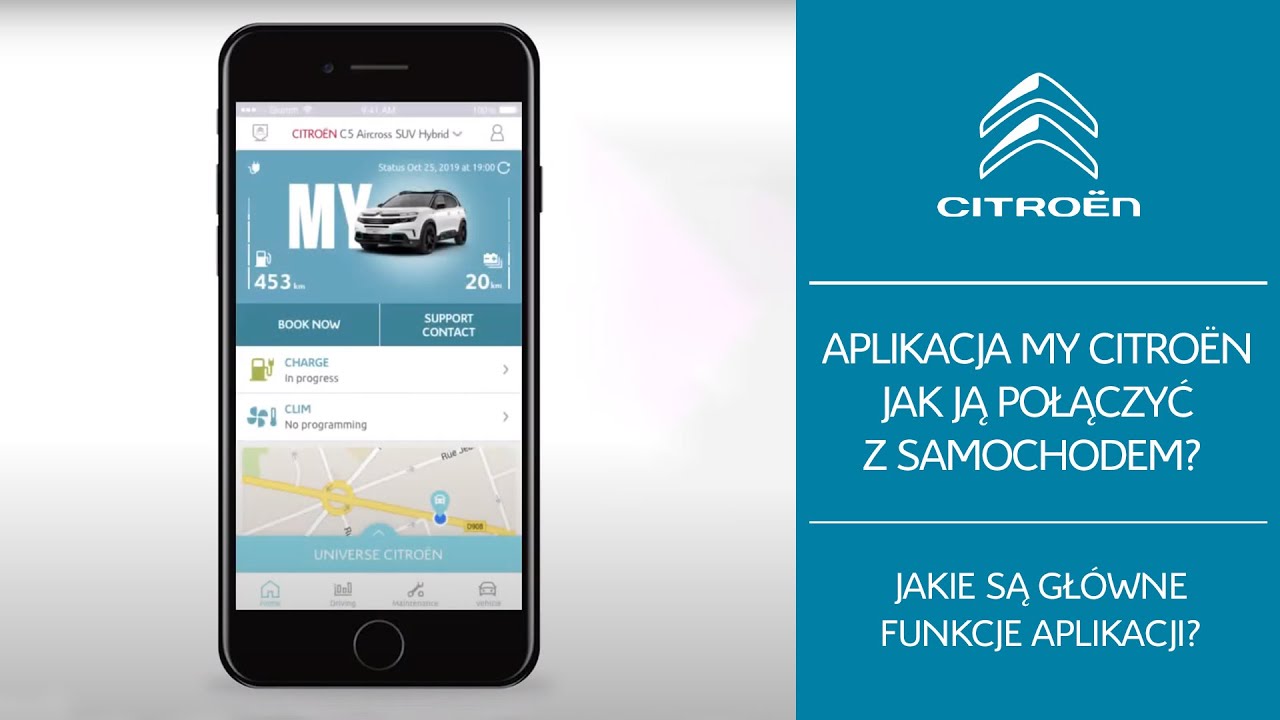 Jak połączyć aplikację My Citro&euml;n z Twoim samochodem? Jakie są gł&oacute;wne funkcje aplikacji?