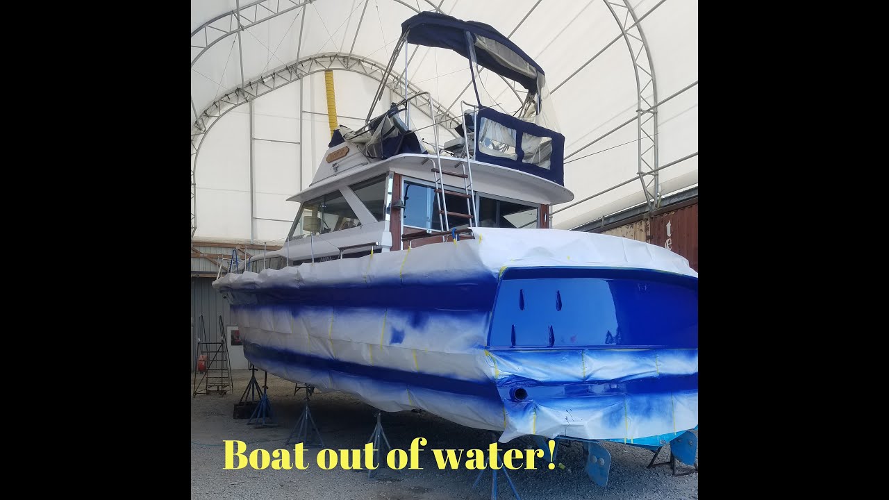 CHRIS CRAFT ROAMER RESTORATION OUT OF WATER!