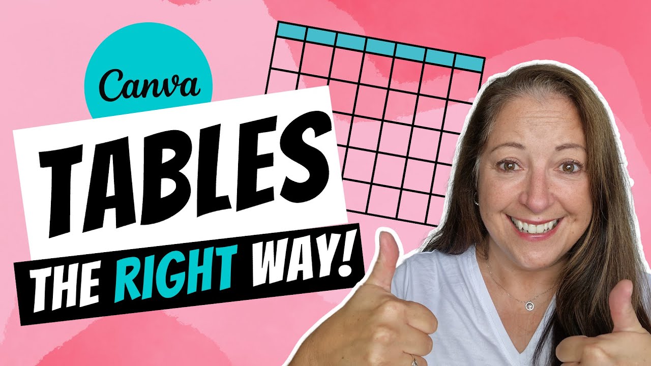 How to Add a Table in Canva 🤩
