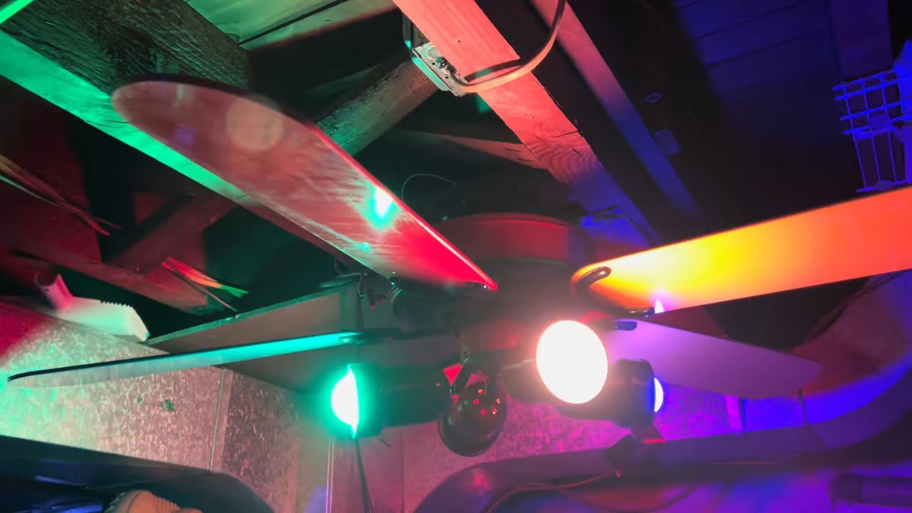 Merry Christmas!!!! Ceiling Fans in my basement on all speeds 