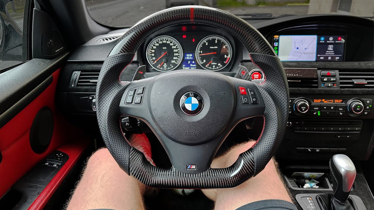 BMW E90/E91/E92/E93 Carbon Lenkrad nachrüsten! 😍