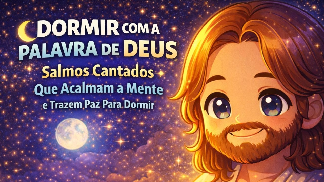 DORMIR COM A PALAVRA DE DEUS 🌙 Salmos Cantados Que Acalmam a Mente e Trazem Paz Para Dormir