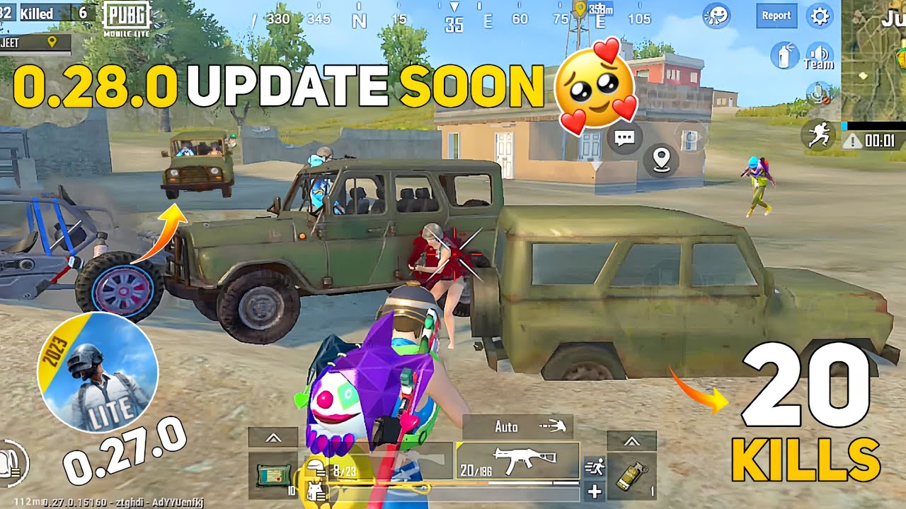 0.28.0 UPDATE SOON😍 | 20 KILLS!! PUBG LITE NEW UPDATE 0.27.0 GAMEPLAY 🔥 - PUBG LITE BGMI LITE