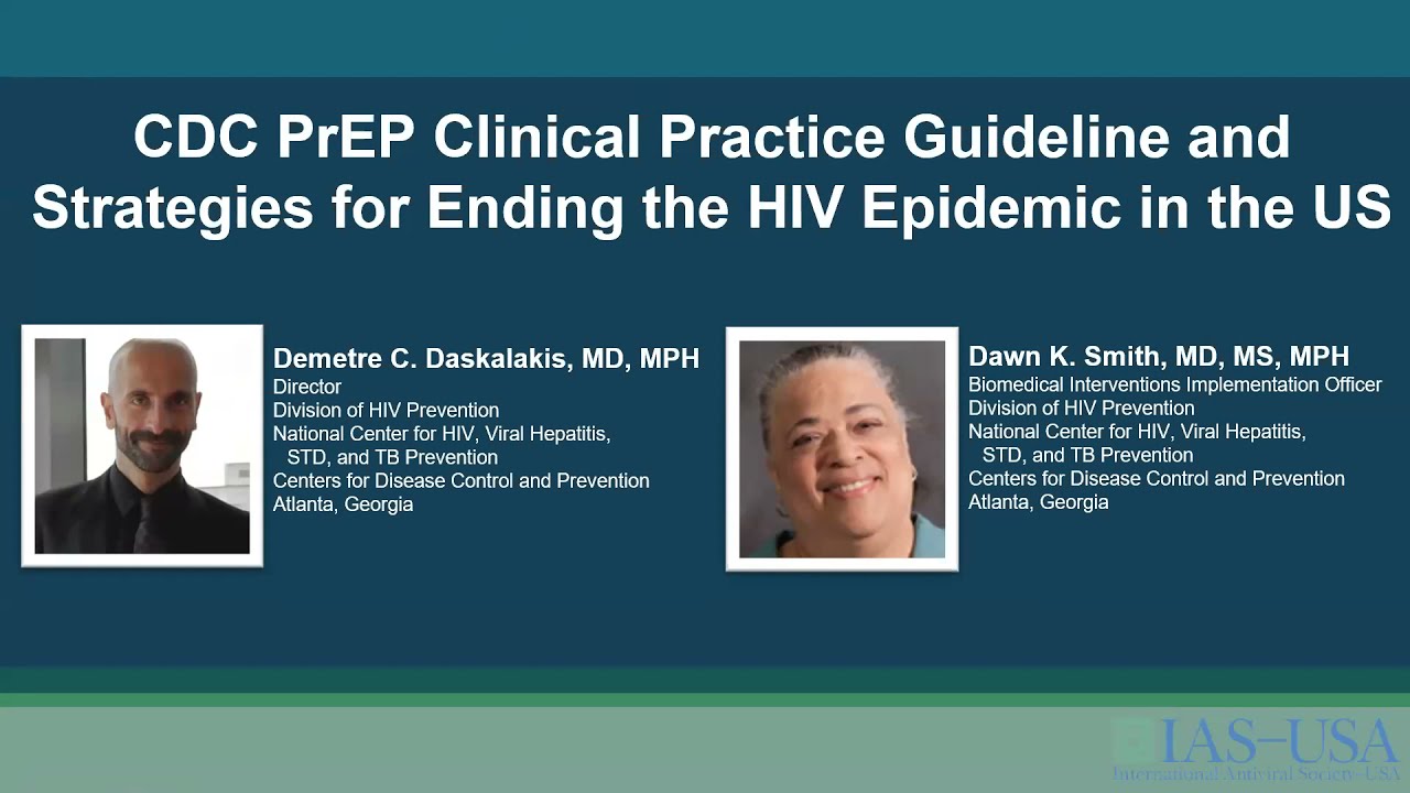 CDC PrEP Clinical Practice Guideline and Strategies for Ending the HIV Epidemic in the US