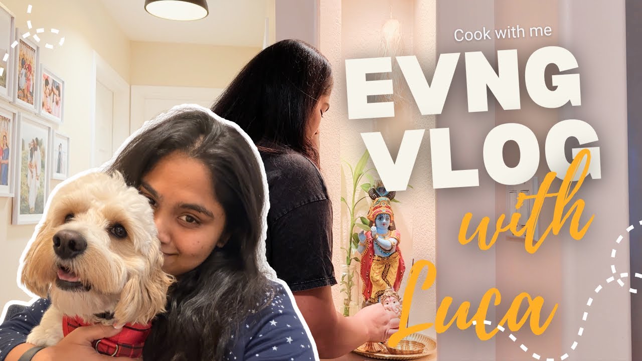 Evening Vlog | Cooking Beef Stroganoff | Spend an evening with me and Luca 🐾 
