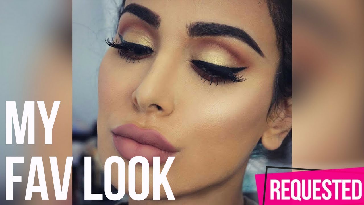 Smouldering eye and nude lip look! | مكياجي اليومي المفضل!