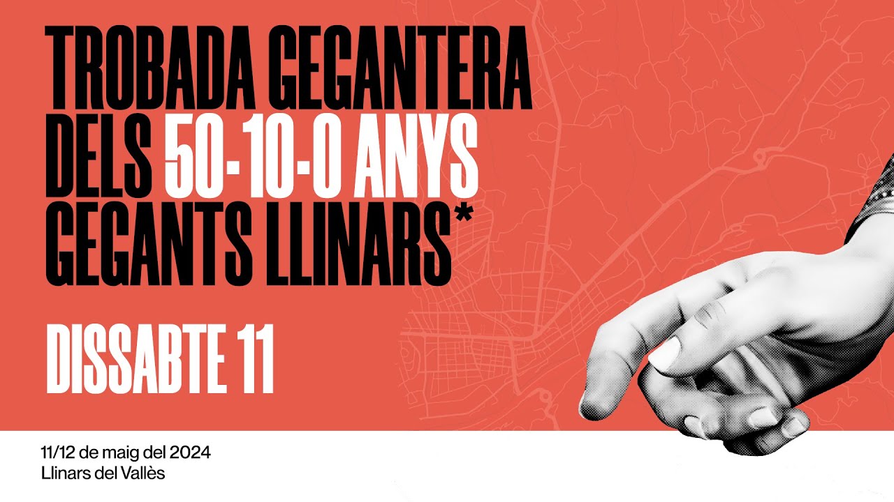Trobada Gegantera dels 50·10·00 Anys Gegants Llinars | DISSABTE 11