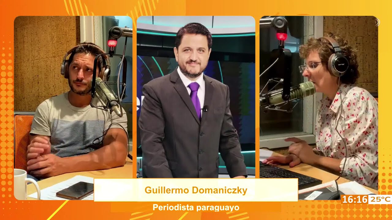 Guillermo Domaniczky, periodista paraguayo, en Palabras Cruzadas
