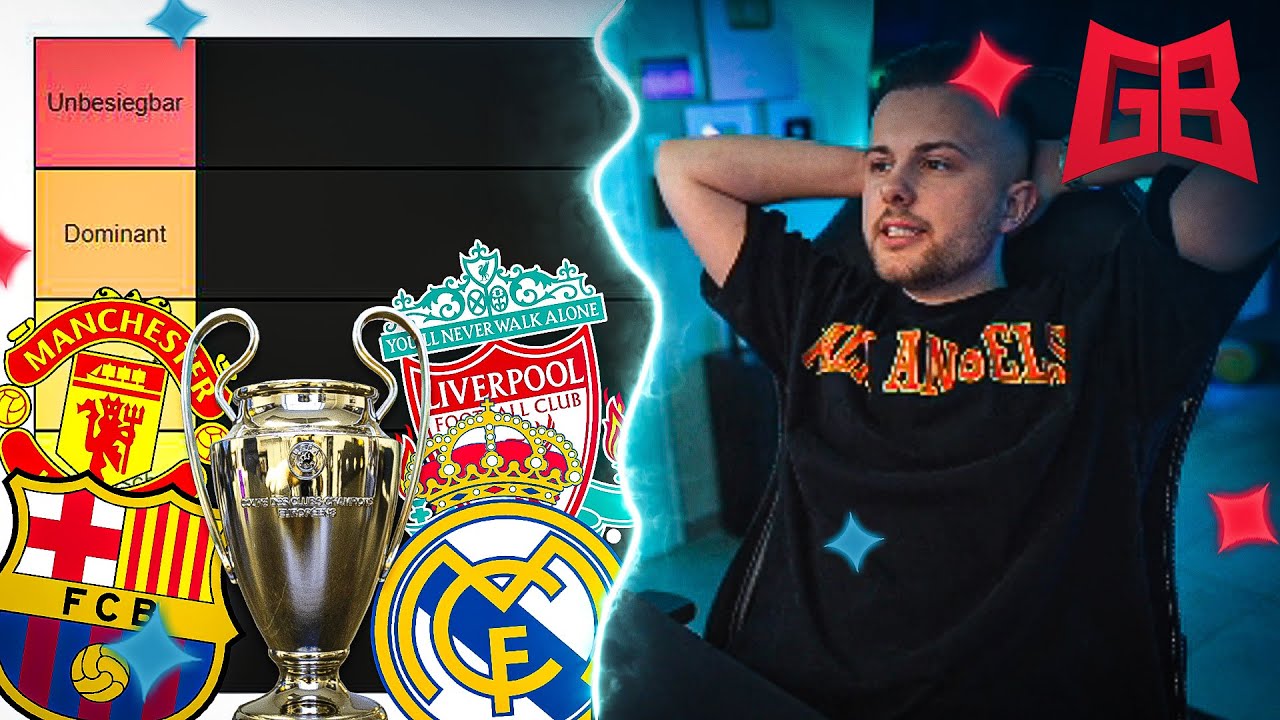 GamerBrother RANKED die CHAMPIONS LEAGUE SIEGER der letzten 15 JAHRE 😱