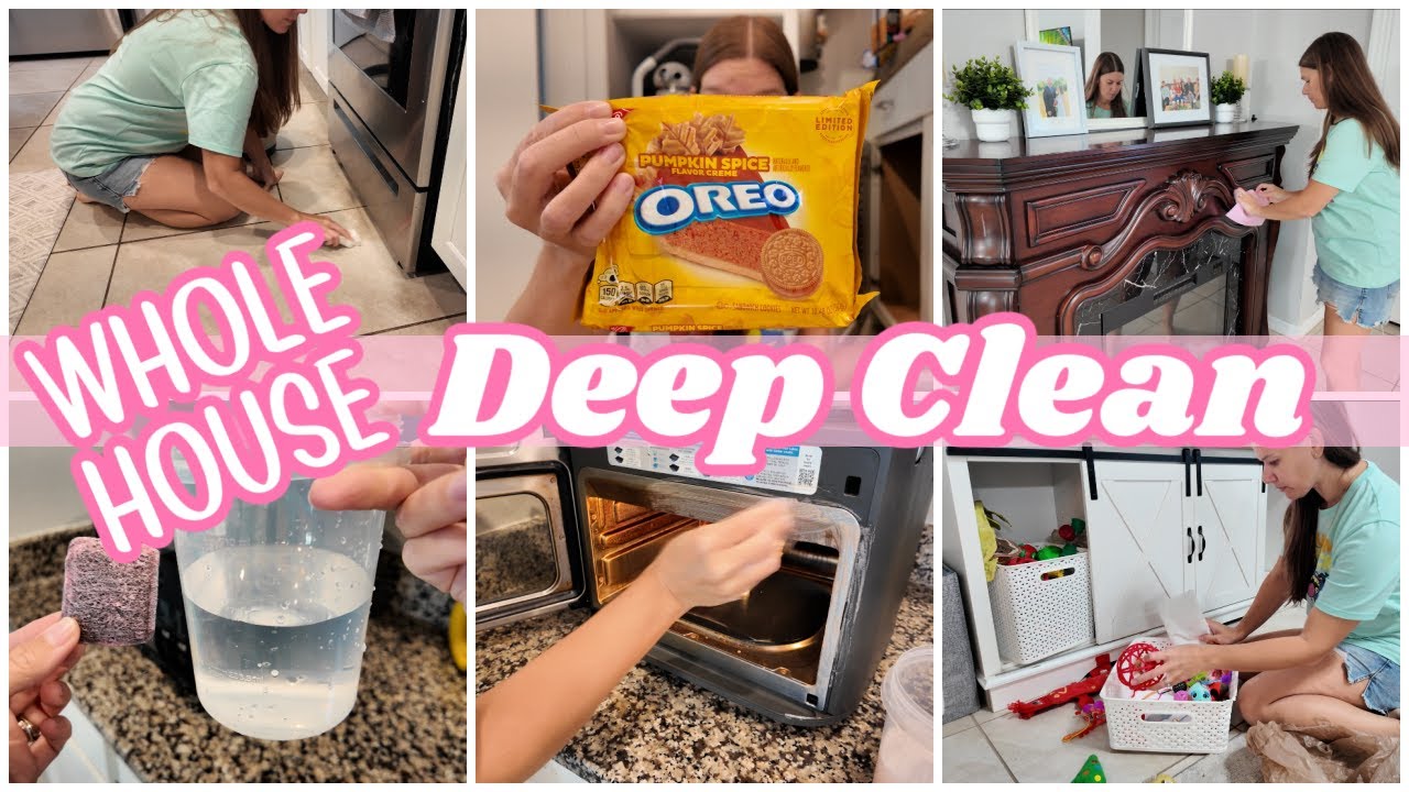 Whole House Deep Clean With Me | Satisfying Cleaning Motivation 2025