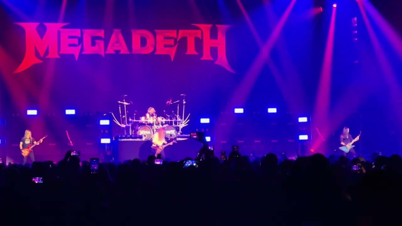 Megadeth Holy Wars … The Punishment Due live in Moncton March 4 2026 Avenir Centre New Brunswick 