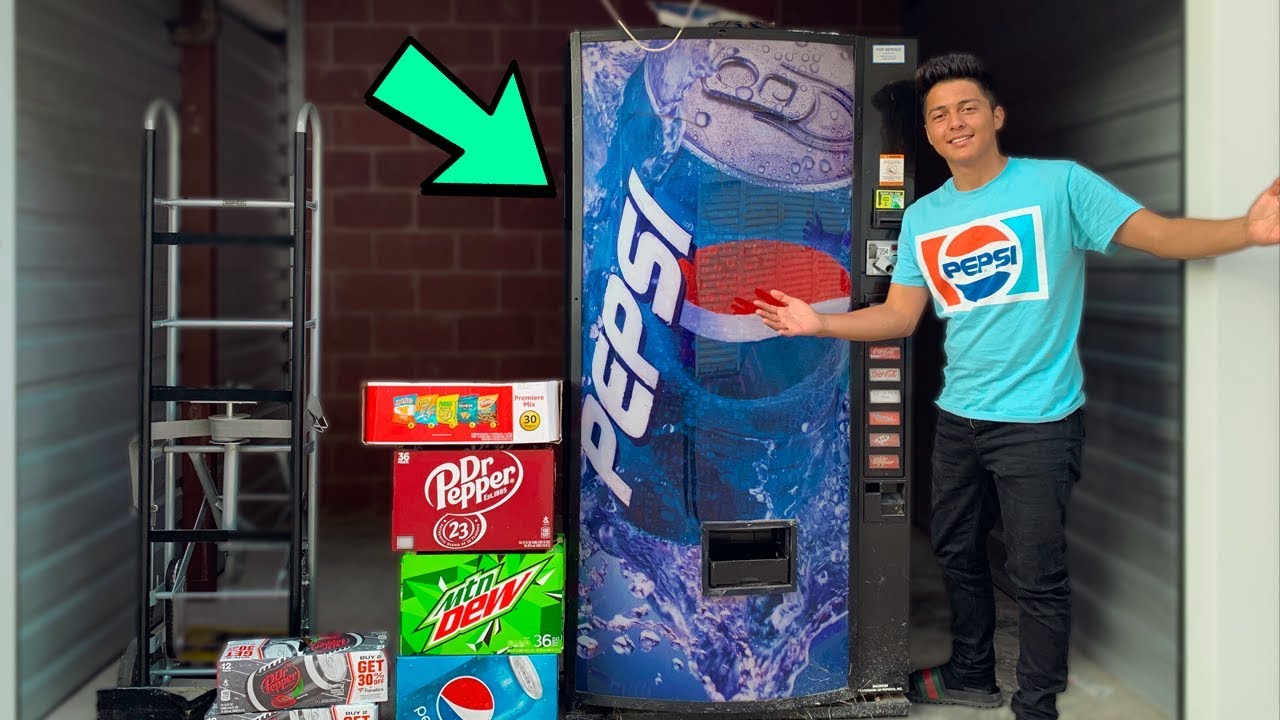 My New VENDING Machine Warehouse!!