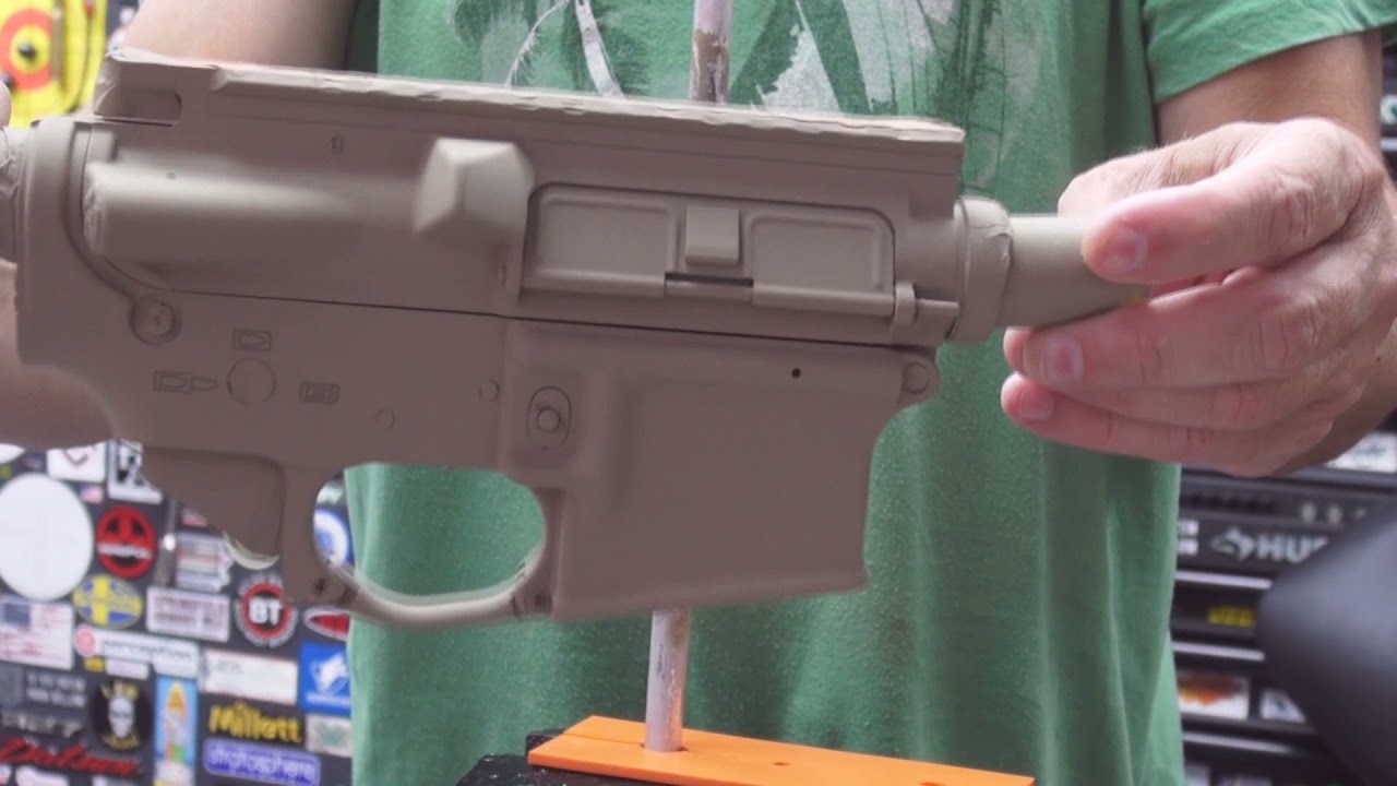 AR-15 Hydro Dipping Part 4 - Prep, Cleaning, and Test Dip