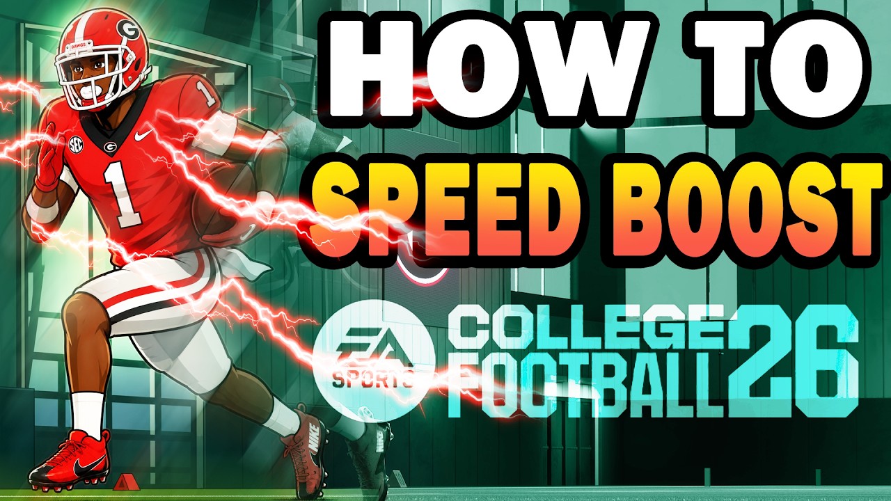 How to do the SPEED BOOST in EA SPORTS&trade; College Football 26 (CFB 26 SPEED BOOST TUTORIAL)