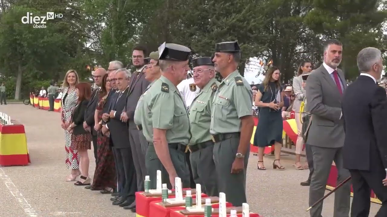 Entrega despachos en la Academia de la Guardia Civil de Baeza (20-6-22)