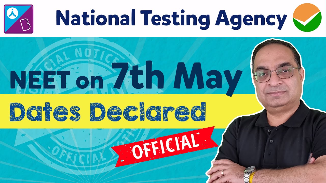 NTA Latest Update - JEE and NEET 2023 Dates Declared | NEET Latest News Today | Aakash BYJU'S NEET