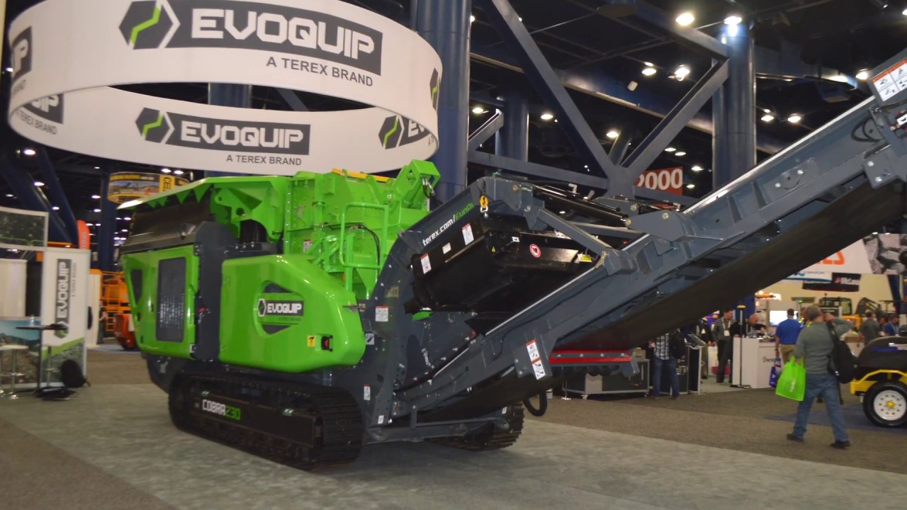 Terex EvoQuip presents Cobra 230 impact crusher at AGG1 2018