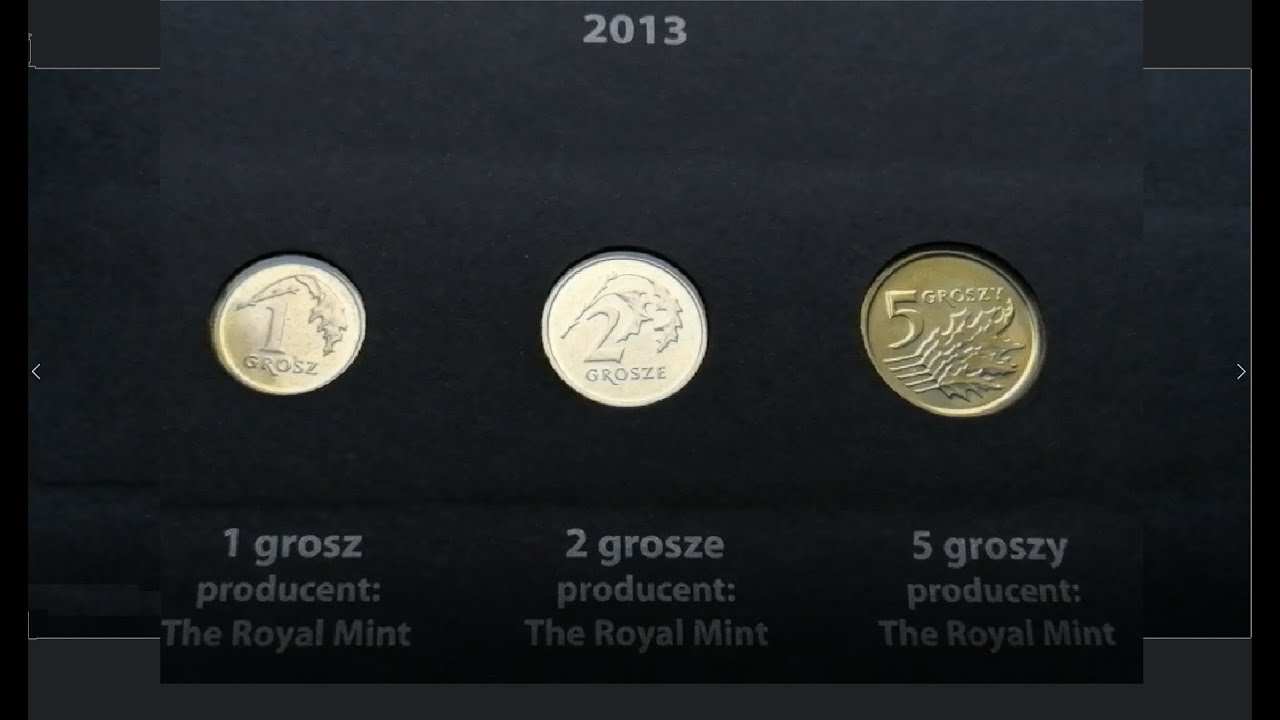 Najrzadsze Monety Obiegowe III Rzeczpospolitej ; 1,2,5 gr 2013 i inne