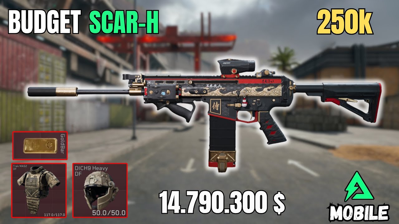 BEST SCAR-H BUDGET LOADOUT GAMEPLAY - GARENA DELTA FORCE MOBILE OPERATIONS